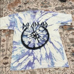 def leppard adrenalize world tour 1992 RARE Vtg tshirt Single Stitch
